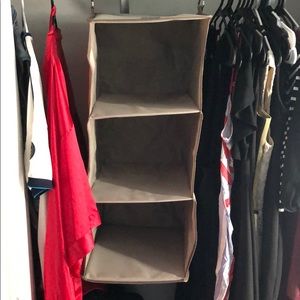 Closet organizer.